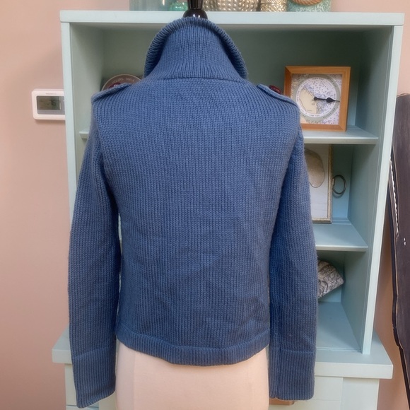 Marc Jacobs Wool Jacket with Woven Leather Buttons - Picture 11 of 12